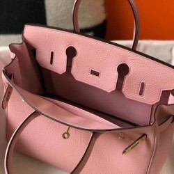 Replica Borsa Hermes rosa Clemence Birkin 30 cm GHW Riproduzione Fedele Borsa Hermes rosa Clemence Birkin 30 cm GHW imitazioni