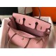 Riproduzione Fedele Borsa Hermes rosa Clemence Birkin 30 cm GHW imitazioni