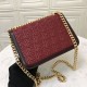 Replica Borsa TB piccola in pelle di agnello con monogramma trapuntato rossa Outlet Borsa TB piccola in pelle di agnello con monogramma trapuntato rossa imitazioni perfette