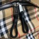 Zaino in nylon con motivo Vintage check marrone imitazioni perfette
