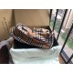 Zaino in nylon con motivo Vintage check marrone imitazioni perfette