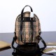 Replica Zaino piccolo in nylon con motivo Vintage check marrone Outlet Zaino piccolo in nylon con motivo Vintage check marrone imitazioni perfette
