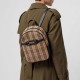 Replica Zaino piccolo in nylon con motivo Vintage check marrone Outlet Zaino piccolo in nylon con motivo Vintage check marrone imitazioni perfette