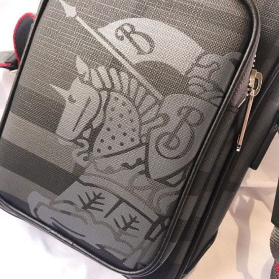 Replica Perfetta a tracolla Small London Check nera Outlet Replica Perfetta a tracolla Small London Check nera imitazioni perfette
