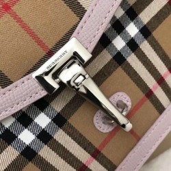 Borsa a tracolla con motivo Vintage check rosa imitazioni perfette