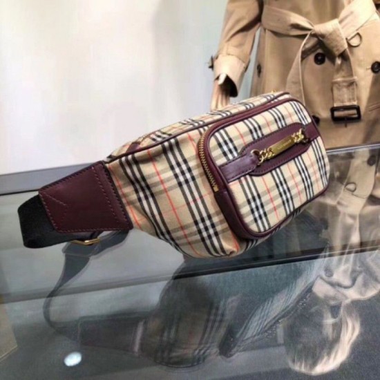 Replica Borse Alta Qualità a tracolla con motivo Vintage check Outlet Borse Replica Alta Qualità a tracolla con motivo Vintage check imitazioni perfette