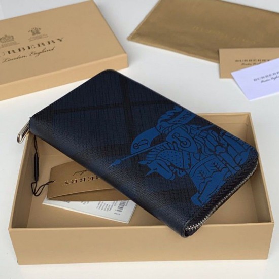 Replica Portafoglio London a quadri da uomo blu Outlet Portafoglio London a quadri da uomo blu imitazioni perfette