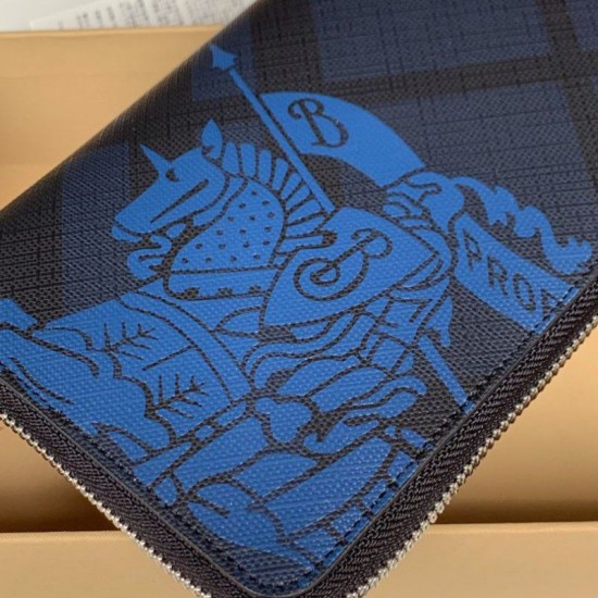 Replica Portafoglio London a quadri da uomo blu Outlet Portafoglio London a quadri da uomo blu imitazioni perfette