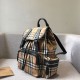 Replica Zaino Medium da donna con motivo Vintage check e banda con icona Outlet Zaino Medium da donna con motivo Vintage check e banda con icona imitazioni perfette