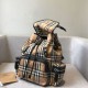 Replica Zaino Medium da donna con motivo Vintage check e banda con icona Outlet Zaino Medium da donna con motivo Vintage check e banda con icona imitazioni perfette