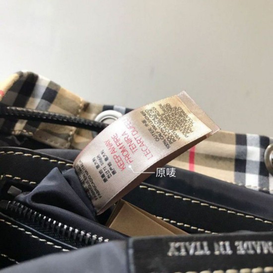 Replica Zaino Medium da donna con motivo Vintage check e banda con icona Outlet Zaino Medium da donna con motivo Vintage check e banda con icona imitazioni perfette