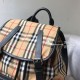 Replica Zaino Medium Men con motivo Vintage check e banda con icona Outlet Zaino Medium Men con motivo Vintage check e banda con icona imitazioni perfette