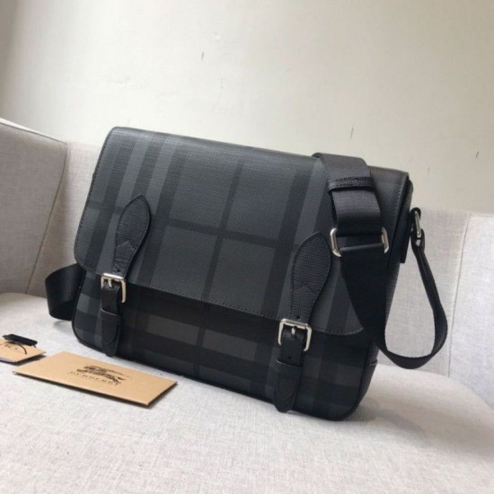 Replica Borse a tracolla da uomo London Check nera Outlet Borse Replica a tracolla da uomo London Check nera imitazioni perfette