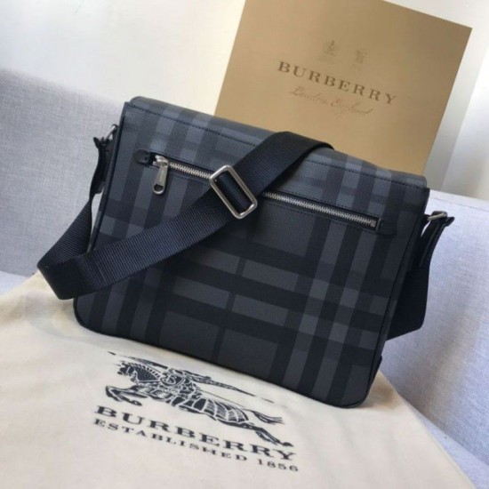 Replica London Check Borse Firmate a tracolla da uomo blu Outlet London Check Borse Firmate Replica a tracolla da uomo blu imitazioni perfette