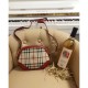 Replica Borsa Mini Haymarket Check Shell rossa Outlet Borsa Mini Haymarket Check Shell rossa imitazioni perfette