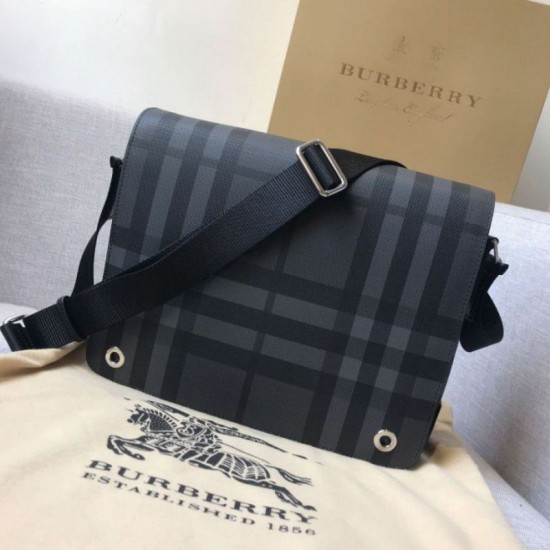 Replica London Check Borse Firmate a tracolla da uomo blu Outlet London Check Borse Firmate Replica a tracolla da uomo blu imitazioni perfette