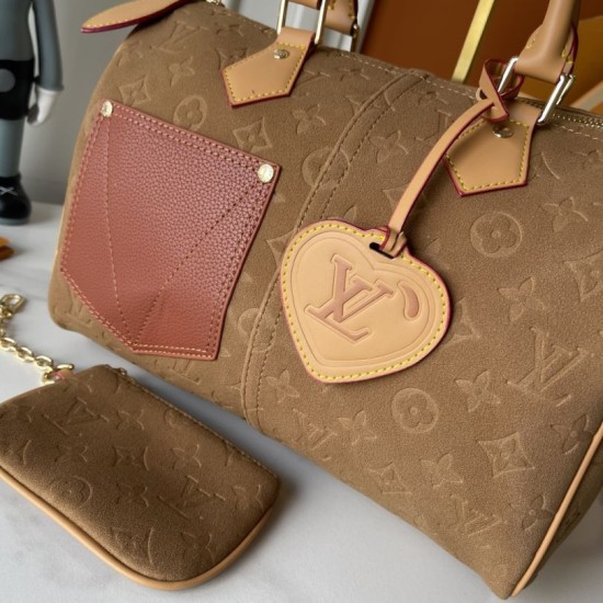 Replica Perfetta Borsa LV Speedy Bandoulière 30 Camoscio marrone Imitazioni Perfetta Replica Perfetta Borsa LV Speedy Bandoulière 30 Camoscio marrone