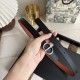 Replica Cintura reversibile Dior 30 Montaigne 20 mm nera/blu/marrone Replica Cintura reversibile Dior 30 Montaigne 20 mm nera/blu/marrone