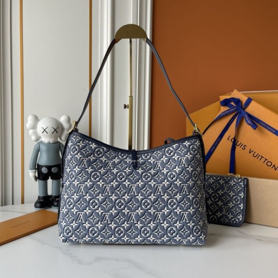 Replica Borsa hobo LV CarryAll PM M2A184 blu Replica Borsa hobo LV CarryAll PM M2A184 blu