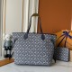 Replica Borsa LV M2A096 Neverfull MM Blu Replica Borsa LV M2A096 Neverfull MM Blu