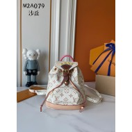 Zaino Montsouris Mini Crafty LV M2A079 bianco