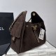 Replica Borsa a sacco Hobo Chanel 26P AS5293 camoscio caffè Replica Borsa a sacco Hobo Chanel 26P AS5293 camoscio caffè