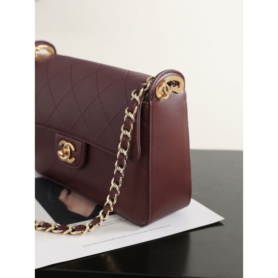 Replica Borsa a spalla con patta Chanel 26K AS6625 Nero