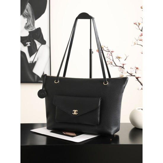 Replica Borsa shopping grande Chanel AS6483 Nero Replica Borsa shopping grande Chanel AS6483 Nero