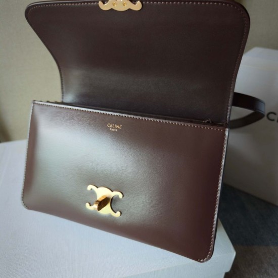 Replica Borsa Celine Classique Triomphe LE 17 in pelle di vitello lucida 27,5cm Replica Borsa Celine Classique Triomphe LE 17 in pelle di vitello lucida 27,5cm