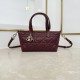 Replica Borsa Dior Toujours con tracolla in pelle di vitello Macrocannage
