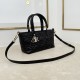 Replica Borsa Dior Toujours con tracolla in pelle di vitello Macrocannage