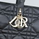 Replica Borsa Dior Toujours con tracolla in pelle di vitello Macrocannage