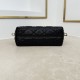 Replica Borsa Dior Toujours con tracolla in pelle di vitello Macrocannage