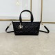 Replica Borsa Dior Toujours con tracolla in pelle di vitello Macrocannage