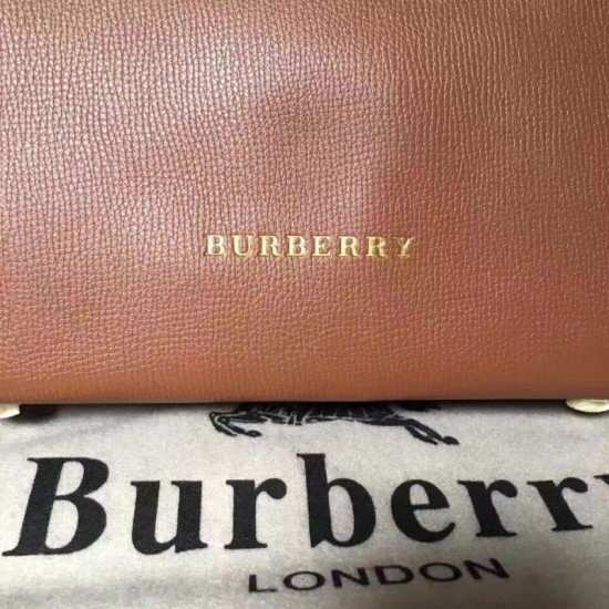Riproduzione Fedele Banner House Check Tote Borse Marrone imitazioni Replica Alta Qualità Banner House Check Tote Borse Marrone
