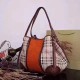 Riproduzione Fedele Haymarket Check Tote Borse imitazioni Replica Alta Qualità Haymarket Check Tote Borse
