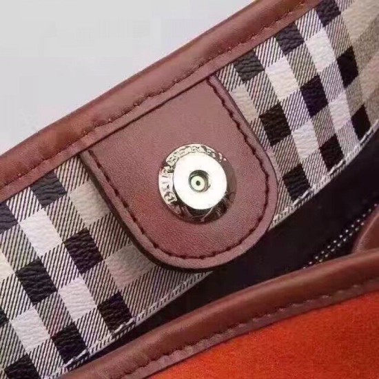 Riproduzione Fedele Haymarket Check Tote Borse imitazioni Replica Alta Qualità Haymarket Check Tote Borse