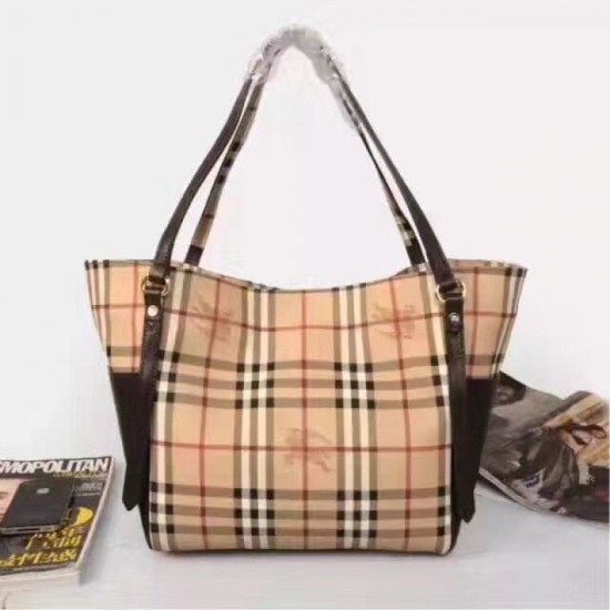 Riproduzione Fedele Haymarket House Check Tote Borse Caffè imitazioni Replica Alta Qualità Haymarket House Check Tote Borse Caffè