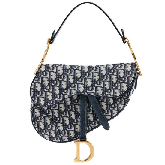 Borsa da Saddle Christian Dior M0446 Blu Scuro Dupe Perfetta Cloni Firmate Borsa da Saddle Christian Dior M0446 Blu Scuro imitazioni