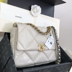 Dettagli perfetti Borsa Large 19 in lana tweed con patta AS1161 AS1160 Beige Dettagli perfetti Borsa Large 19 in lana tweed con patta AS1161 AS1160 Beige