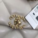 Dettagli perfetti Borsa Large 19 in lana tweed con patta AS1161 AS1160 Beige Dupe Perfetta Cloni Firmate Dettagli perfetti Borsa Large 19 in lana tweed con patta AS1161 AS1160 Beige imitazioni