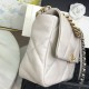 Dettagli perfetti Borsa Large 19 in lana tweed con patta AS1161 AS1160 Beige Dupe Perfetta Cloni Firmate Dettagli perfetti Borsa Large 19 in lana tweed con patta AS1161 AS1160 Beige imitazioni