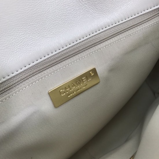 Dettagli perfetti Borsa Large 19 in lana tweed con patta AS1161 AS1160 Beige Dupe Perfetta Cloni Firmate Dettagli perfetti Borsa Large 19 in lana tweed con patta AS1161 AS1160 Beige imitazioni