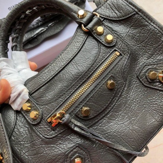 Balenciaga 295S Classic Mini City Gold Dupe Perfetta Cloni Firmate Balenciaga 295S Classic Mini City Gold imitazioni