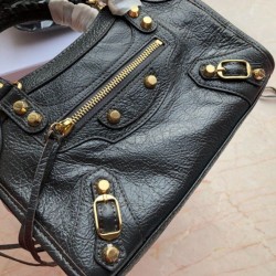 Balenciaga 295S Classic Mini City Gold Verde scuro Dupe Perfetta Cloni Firmate Balenciaga 295S Classic Mini City Gold Verde scuro imitazioni