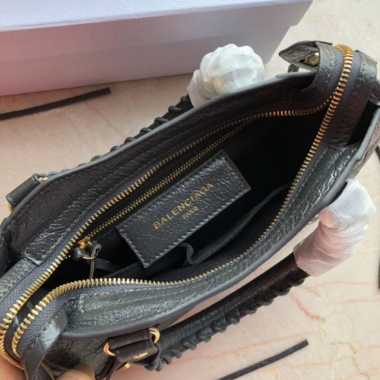 Balenciaga 295S Classic Mini City Gold Verde scuro Dupe Perfetta Cloni Firmate Balenciaga 295S Classic Mini City Gold Verde scuro imitazioni
