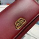 Borsa a tracolla Satchel Sharp XS Balenciaga Bordeaux Dupe Perfetta Cloni Firmate Borsa a tracolla Satchel Sharp XS Balenciaga Bordeaux imitazioni