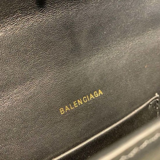 Borse Replica Alta Qualità a tracolla Balenciaga Sharp XS Satchel nera Dupe Perfetta Cloni Firmate Borse Replica Alta Qualità a tracolla Balenciaga Sharp XS Satchel nera imitazioni