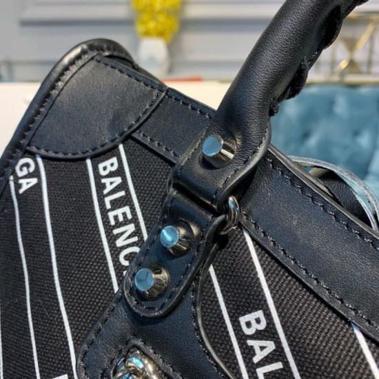 Cloni Firmate Borsa logo Balenciaga Manico Allover chiaretto imitazioni