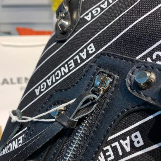 Cloni Firmate Borsa logo Balenciaga Manico Allover chiaretto imitazioni